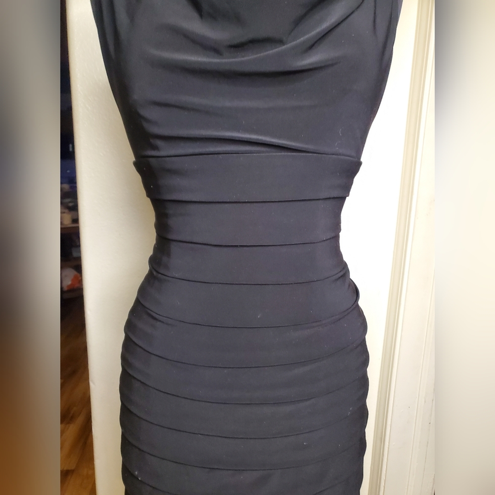 Black dress Lauren Ralph Lauren Essential Black Bandage Bodycon Dress 4